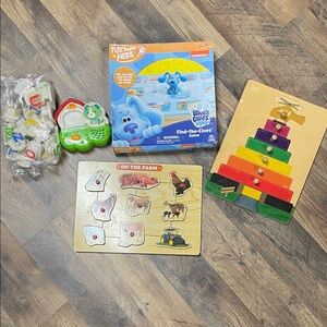 Find-the-Clues Game(Nickelodeon), Melissa and Doug puzzles, leap frog letter